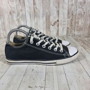 Converse Chuck Taylor All Star Low Top Black‎ Canvas Sneakers Womens Size 7.5